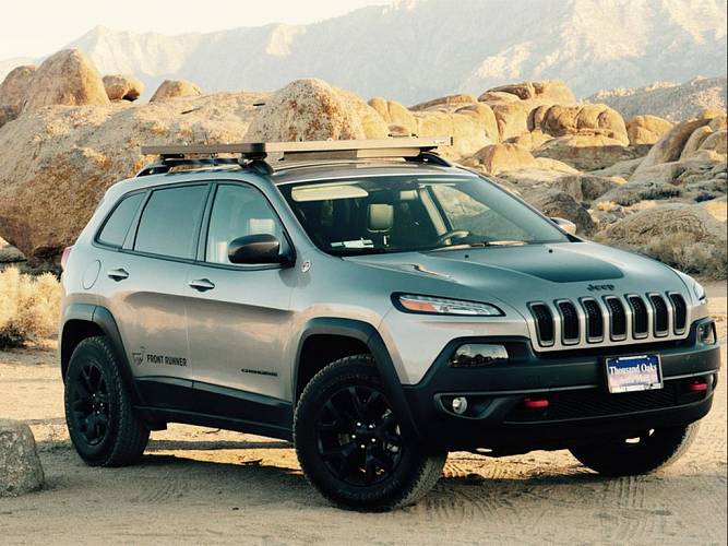 Багажник Slimline II с креплением Strap-On для Jeep Cherokee KL - от Front Runner
