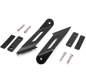 Кронштейн для установки однорядной или двухрядной LED балки 20'' на дугу бампера Jeep Wrangler JK 2007-2016