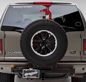 Кронштейн крепление запасного колеса на фаркопе (с размещением по центру)