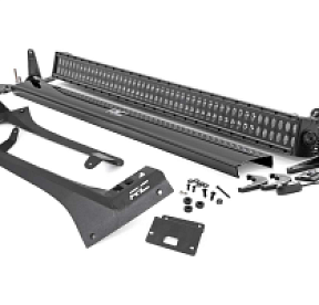 Комплект кронштейн и светодиодная балки 50" на Jeep Wrangler JL|JLU