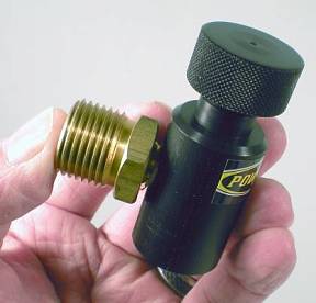 Игольчатый клапан штуцера для заправки баллона