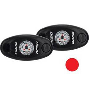 Светодиодные Rock-фары Rigid A-серия, красные