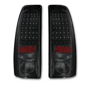 Chevy Silverado & GMC Sierra 99-07 (Fits 2007 "Classic" Body Style Only) LED TAIL LIGHTS - Smoked Lens