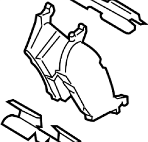 Тормозные колодки для Ford F-150| Ford Expedition  KL3Z2200C