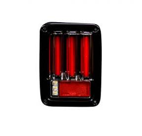 Jeep 07-17 JK Wrangler OLED Bar-Style LED Taillights - Smoked Lens