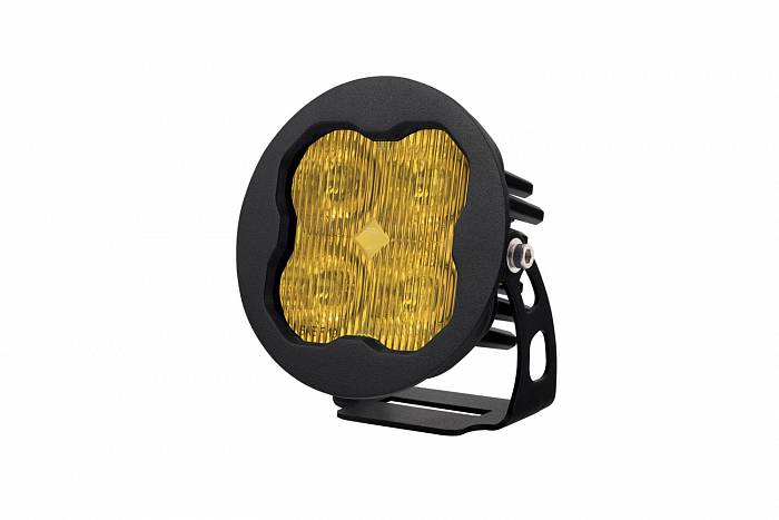 Круглый противотуманный желтый LED-модуль SS3 Sport SAE