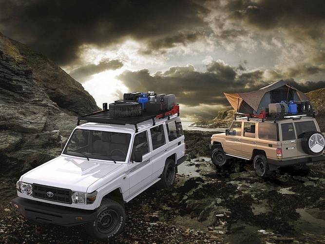Багажник Slimline II на крышу Toyota Land Cruiser 70 - от Front Runner