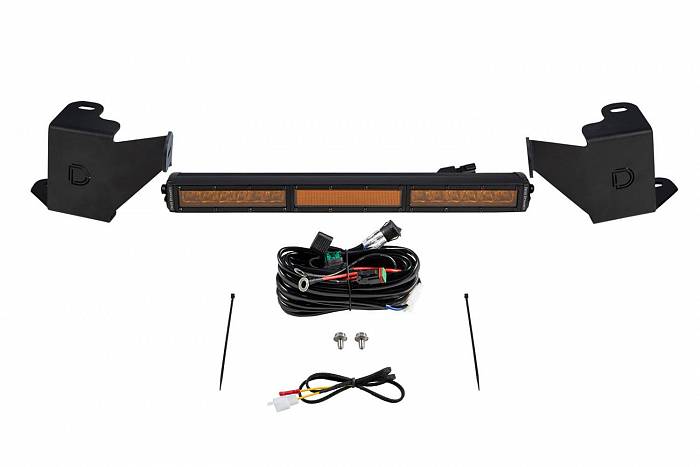 Янтарная LED-балка SS18 с кронштейнами для Toyota Tundra 2022-2023, комбинированный свет