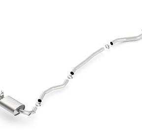 140509 ВЫХЛОПНАЯ СИСТЕМА CAT BACK BMW 328I F30/F32 F3X L4-2.0 (TURBO) ’13- ЗВУК S-TYPE (turbo) N20 - двойная насадка