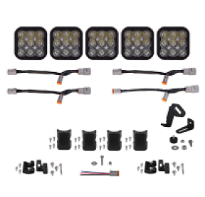 Балка светодиодная SS5 PRO белый водительский свет 5 шт 