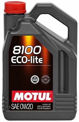4 л MOTUL 8100 ECO-LITE энергосберегающее масло для бензиновых двигателей