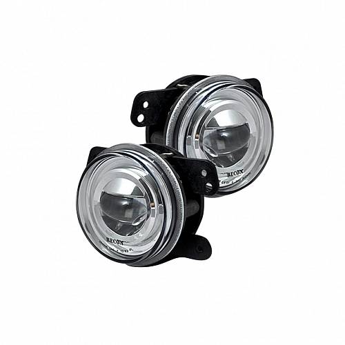Противотуманные фары для Jeep JK Wrangler  07-15 - Clear / Chrome