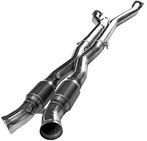 X-Pipe для Corvette C5, 1997-2004, 3'' x 3'', с кат. Green