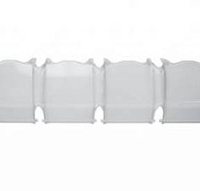 Белая защитная крышка LED-балки Adapt 10"