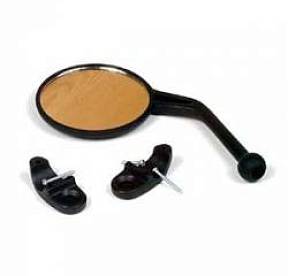 Левое мотоциклетное зеркало заднего вида Acerbis Black