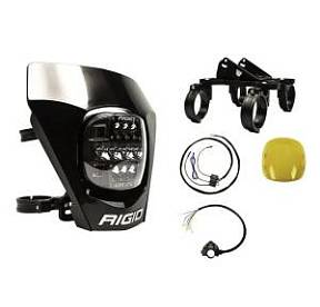 Дополнительный свет для мотоцикла: адаптивная фара RIGID Adapt XE, черный обтекатель