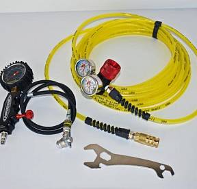 Premium N2 XP400i Regulator and Hose kit, Желтый