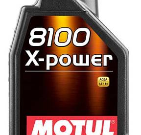 1 л MOTUL 8100 X-power 10W-60 для автомобилей с высокими эксплуатационными характеристиками