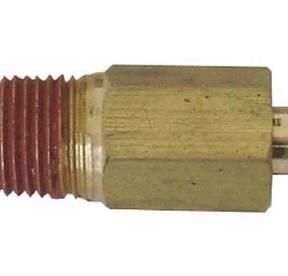 Клапан ø 5 мм и внешней резьбой 1/8 MPT