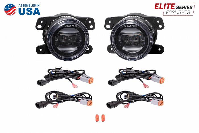Комплект белых противотуманных LED-фар серии Elite Type M