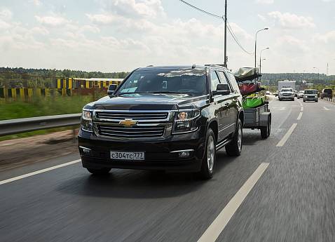 Тест-драйв Chevrolet Tahoe с прицепом