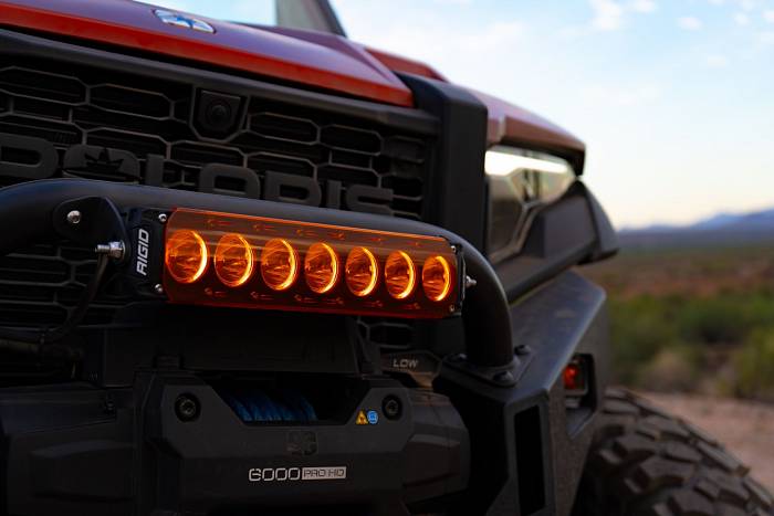  LED-балка Rigid Revolve 10" с янтарной подсветкой, дальний свет