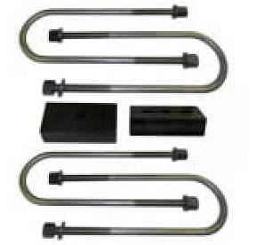 Heavy Duty Rear Block and U-Bolt Kit 1"