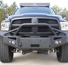 2013-2017 Dodge 1500 Winch Bumper w/ Full Grill Guard Bare