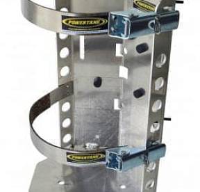 Power Bracket, Aluminum, 10lb./15 lb. CO2 Tank, 6.9" dia.