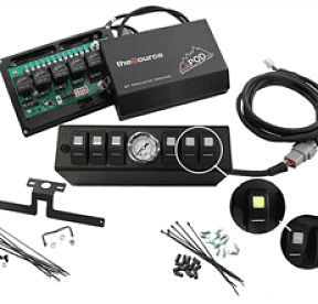 JK Switch Panel 6 Switch W/Air Gauge 07-08 Wrangler JK Green sPOD