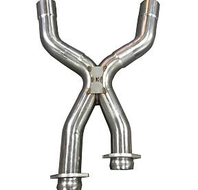 Модернизированные приемные трубы X-Pipe 3'' x 3'' без кат. для Mustang Coyote, 1979-1993