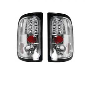 Dodge 94-01 RAM 1500 & 94-02 RAM 2500/3500 LED TAIL LIGHTS - Clear Lens