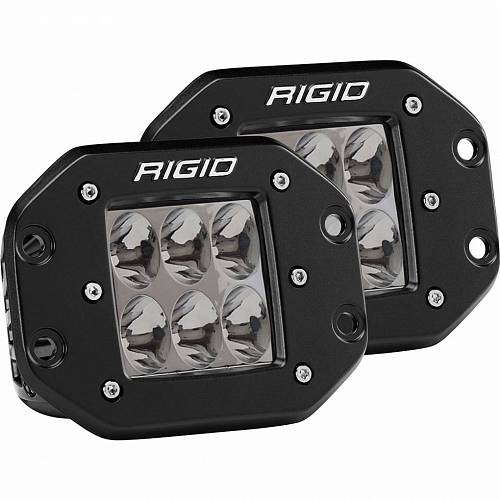 Врезные LED-модули Rigid D-Series PRO Specter, водительский свет