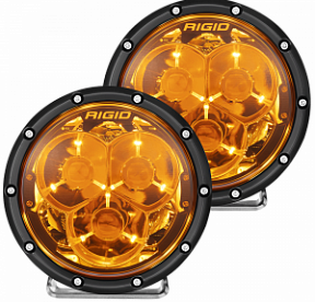 Лазерные LED-модули Rigid 360-Series 6", янтарный с янтарной подсветкой