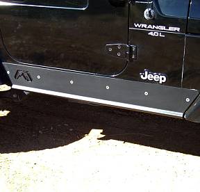 Защита порогов для Jeep TJ 1997-2006 Rock Sliders Bare