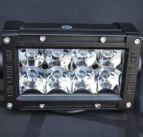 5" Light Bar 24W Flood/Spot 3W LED Chrome