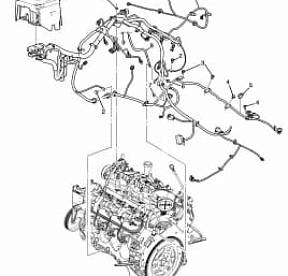 Проводка  двигателя для Hummer H2