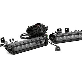 Однорядная LED фара 8'', серия Black (2 шт.)