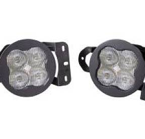 Комплект противотуманных белых LED-фар SS3 SAE Max MS с кронштейнами