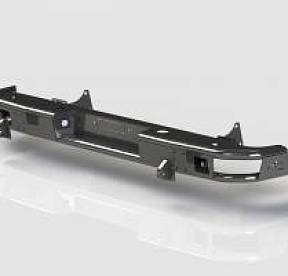 Задний силовой бампер BMS ALFA для Toyota Tundra 2014-20, покрытие Line-X + цинкование