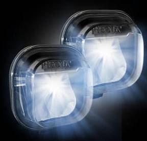 Ford SUPERDUTY 11-16 LED Fog Lights 2-Piece Set (Replaces Both OEM Ford SUPERDUTY F-250/350/450/550 Fog Lights) - Smoked / Black