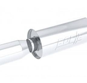 40058 Глушитель универсальный, круглый, хром, середина. 