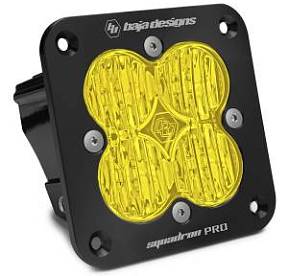 Врезная светодиодная фара янтарного свечения (Wide Cornering) серии Squadron Pro