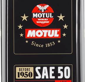 2 л MOTUL Classic Oil SAE 50 для 4-х тактных коллекционных авто и мотоциклов