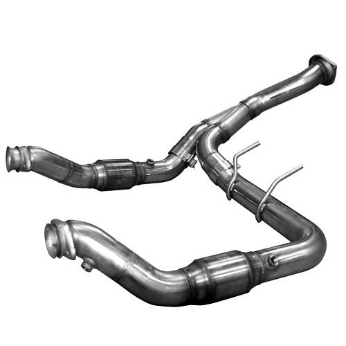 Downpipe и Y-Pipe для Ford F150 Eco Boost V6 3.5L, 3'' с кат. High Flow