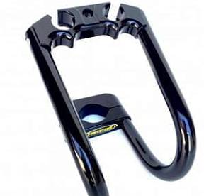 Handle, Power Grip Guard, Billet Grip & Collar, Powder Coat Finish, Stainless bolts