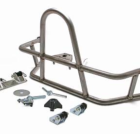 Калитка под запасное колесо диаметром 33"-42" дюйма для  Jeep JK стальная от GenRight