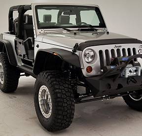 Бампер силовой для Jeep JK 2007-2017 под лебёдку (bare)