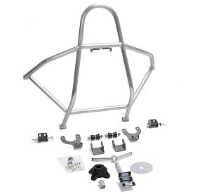 Калитка под запасное колесо диаметром 33"-42" дюйма для Jeep YJ  алюминиемая от GenRight