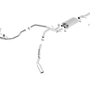 ВЫХЛОПНАЯ СИСТЕМА CAT BACK CHEVROLET  SILVERADO/SIERRA 1500